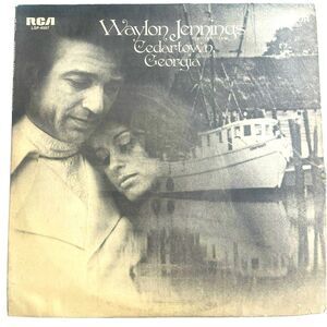 VINTAGE WAYLON JENNINGS - CEDARTOWN, GEORGIA VINYL LP RECORD 12” 1971 COUNTRY